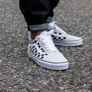 Vans Old Skool Checkered Sneakers Sz 5.5